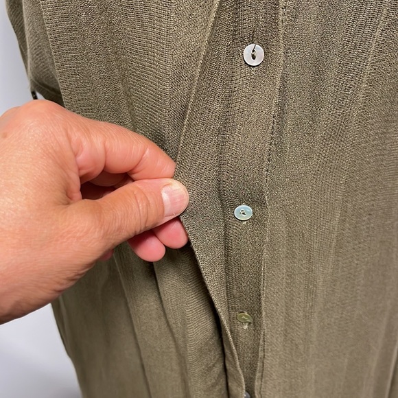 Zara rayon sleeveless belted shirt dress - Picture 8 of 13